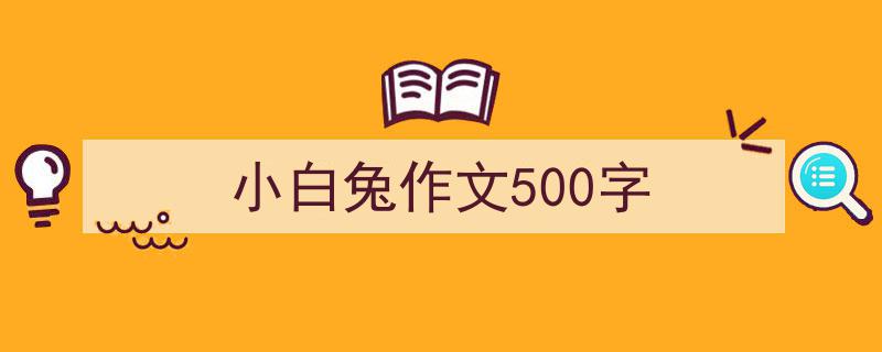 怎么写《小白兔作文500字》才能拿满分？（精选5篇）"/