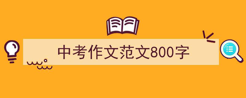 精心挑选《中考作文范文800字》相关文章文案。（精选5篇）"/