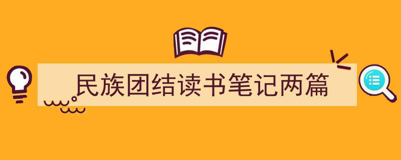 怎么写《民族团结读书笔记两篇》才能拿满分？（精选5篇）"/