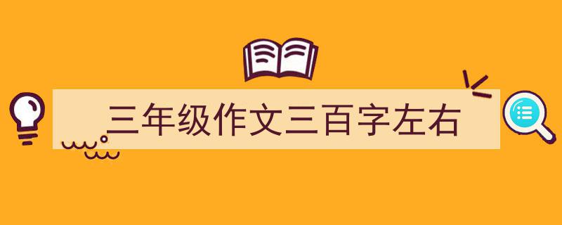 精心挑选《三年级作文三百字左右》相关文章文案。（精选5篇）"/